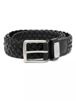 Polo Ralph Lauren переплетенный пояс, черный