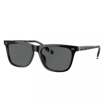 Polo Ralph Lauren PH 4205U 500187 56 мм унисекс квадратные солнцезащитные очки, цвет shiny black