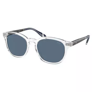 Polo Ralph Lauren PH 4206 533180 52 мм унисекс солнцезащитные очки Phantos, цвет shiny crystal