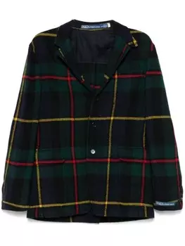 Polo Ralph Lauren пиджак в клетку тартан, синий