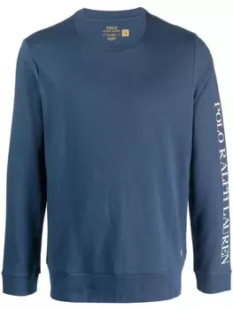 Polo Ralph Lauren пижамный топ с логотипом, синий