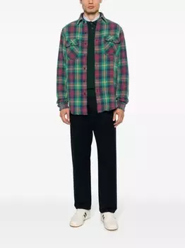 Polo Ralph Lauren plaid-check cotton shirt, зеленый