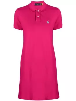 Polo Ralph Lauren платье с вышивкой, розовый
