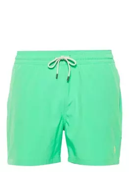 Polo Ralph Lauren плавки-шорты с логотипом Polo Pony, зеленый