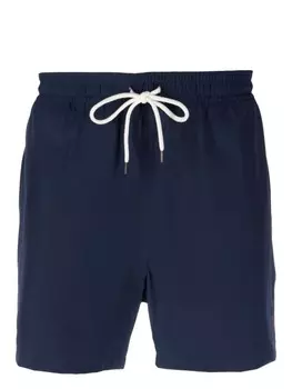 Polo Ralph Lauren плавки-шорты с вышитым логотипом, синий