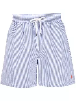 Polo Ralph Lauren плавки-шорты в полоску, синий