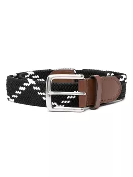 Polo Ralph Lauren плетеный ремень, черный