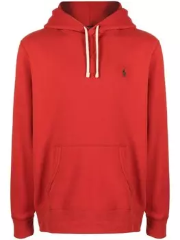 Polo Ralph Lauren Polo Pony-embroidered drawstring hoodie, оранжевый