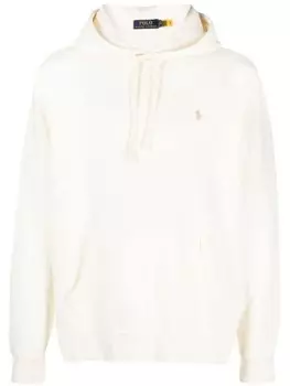 Polo Ralph Lauren Polo Pony-embroidered hoodie, белый