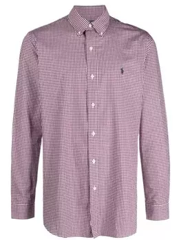 Polo Ralph Lauren Polo Pony gingham-check shirt, красный