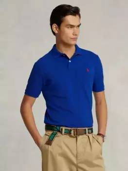 Поло Ralph Lauren Polo Ralph Lauren Short Sleeve Custom Slim Fit, цвет heritage/royal/c3870