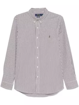 Polo Ralph Lauren полосатая рубашка, коричневый