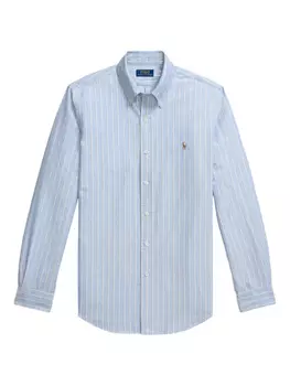 Polo Ralph Lauren полосатая рубашка Оксфорд, синий