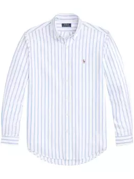 Polo Ralph Lauren полосатая рубашка с логотипом Polo Pony, синий