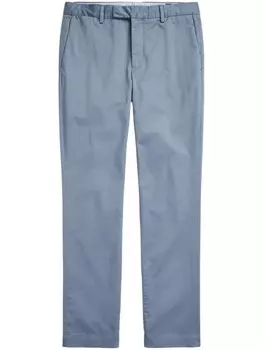 Polo Ralph Lauren прямые брюки с логотипом, синий