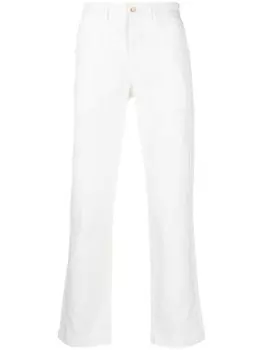 Polo Ralph Lauren прямые брюки с логотипом Polo, белый