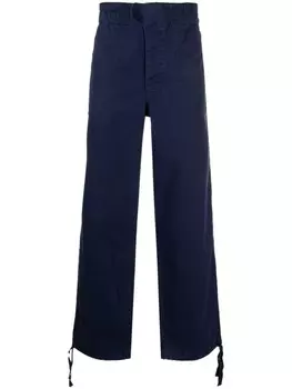 Polo Ralph Lauren прямые брюки с нашивкой-логотипом, черный