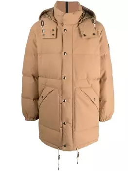 Polo Ralph Lauren пуховик Boulder с капюшоном, коричневый