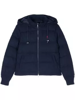 Polo Ralph Lauren пуховик фактурной вязки, синий