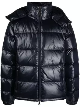 Polo Ralph Lauren пуховик Flint с капюшоном, синий