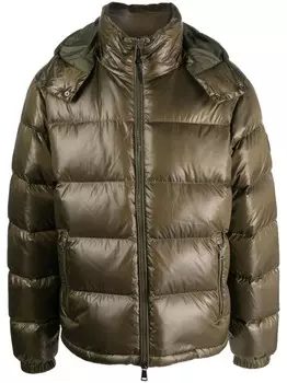Polo Ralph Lauren пуховик Flint с нашивкой-логотипом, зеленый
