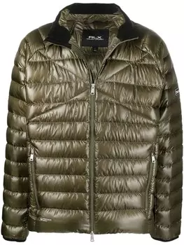Polo Ralph Lauren пуховик на молнии, зеленый