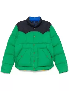 Polo Ralph Lauren пуховик на молнии, зеленый