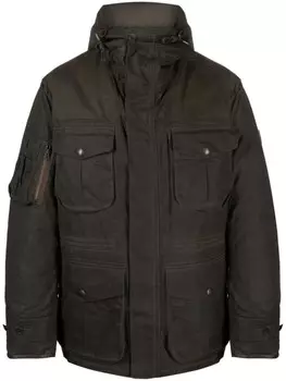 Polo Ralph Lauren пуховик с нашивкой-логотипом, зеленый