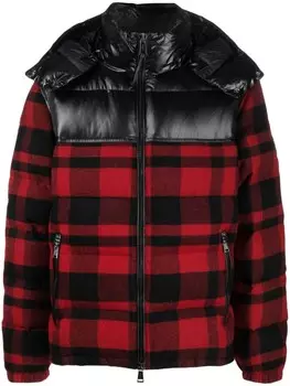 Polo Ralph Lauren пуховик в клетку, черный