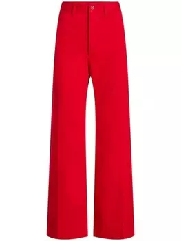 Polo Ralph Lauren расклешенные джинсы, красный