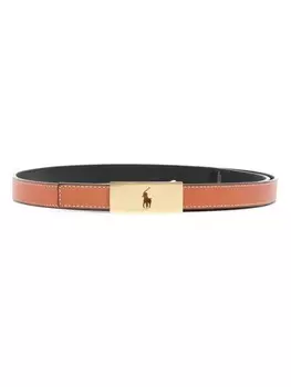 Polo Ralph Lauren ремень Polo ID, коричневый