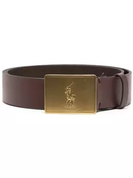 Polo Ralph Lauren ремень Polo Pony, коричневый
