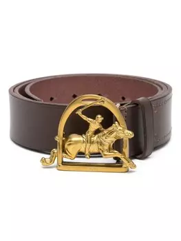 Polo Ralph Lauren ремень Polo Pony, коричневый