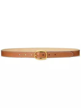 Polo Ralph Lauren ремень с пряжкой, коричневый