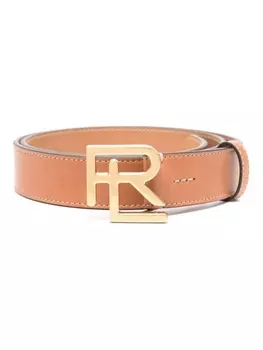 Polo Ralph Lauren ремень с пряжкой-логотипом, коричневый