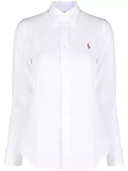 Polo Ralph Lauren рубашка Heidi с вышивкой, белый