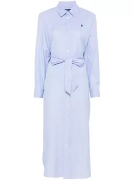Polo Ralph Lauren рубашка макси платье, синий