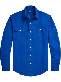 Polo Ralph Lauren рубашка на пуговицах, синий
