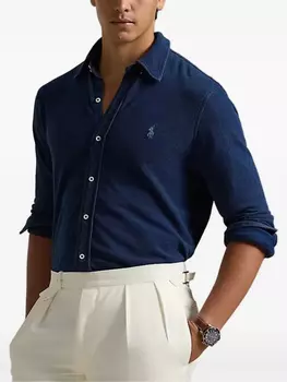 Polo Ralph Lauren рубашка на пуговицах, синий