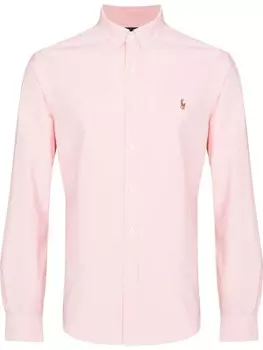 Polo Ralph Lauren рубашка оксфорд узкого кроя, розовый