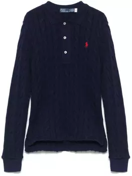 Polo Ralph Lauren рубашка поло фактурной вязки, синий