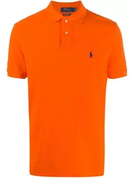 Polo Ralph Lauren рубашка поло из ткани пике, оранжевый