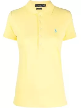 Polo Ralph Lauren рубашка поло Julie с вышитым логотипом, желтый