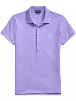 Polo Ralph Lauren рубашка поло Julie с вышитым логотипом, фиолетовый