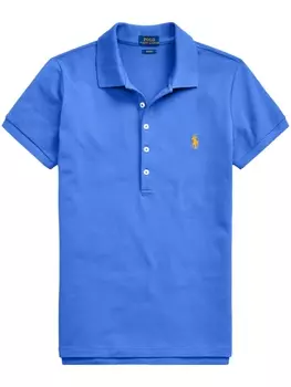 Polo Ralph Lauren рубашка поло Julie с вышитым логотипом, синий