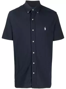 Polo Ralph Lauren рубашка-поло на пуговицах, синий