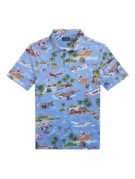 Polo Ralph Lauren рубашка поло Polo Bear, синий