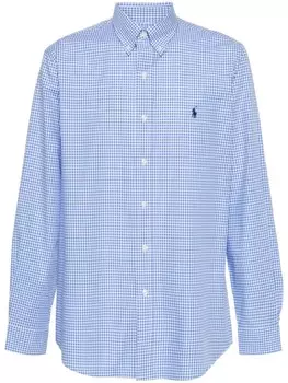 Polo Ralph Lauren рубашка поло Polo Pony в клетку, синий