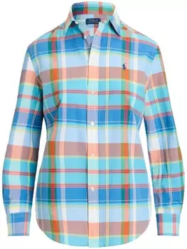 Polo Ralph Lauren рубашка Polo Pony в клетку, синий