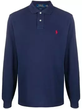 Polo Ralph Lauren рубашка поло с длинными рукавами, синий